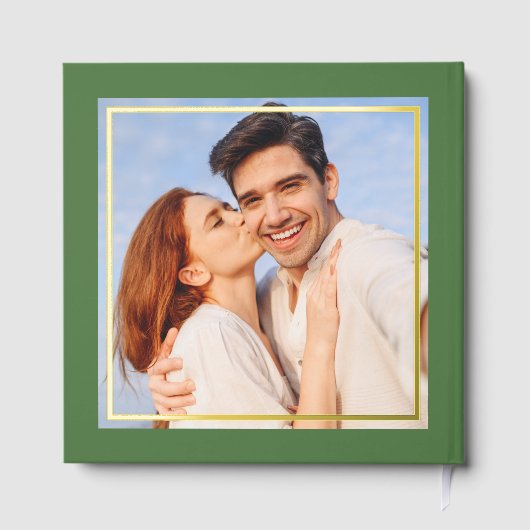 Kerst Gastboek Waterverf Tree Gastenboek (Achterkant)