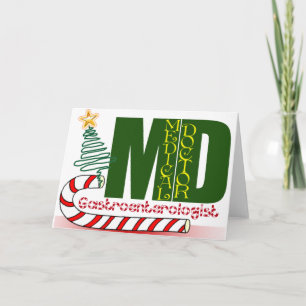 KERST GASTRO-ENTEROLOOG FEESTDAGEN KAART