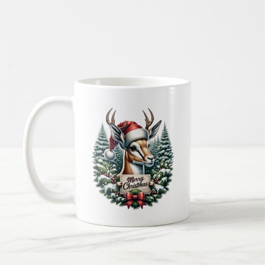 Kerst Gazelle Koffiemok (Links)