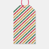 Kerst  Gebakken met Liefde Glitter Cadeaulabel (Achterkant)