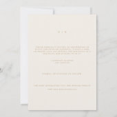 Kerst gebladerte Pinecone Bewaar de datum Kaart (Achterkant)