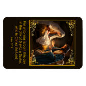 Kerst Geboorte Heilige Familie Religieus Magneet (Horizontaal)