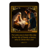 Kerst Geboorte Heilige Familie Religieus Magneet (Verticaal)