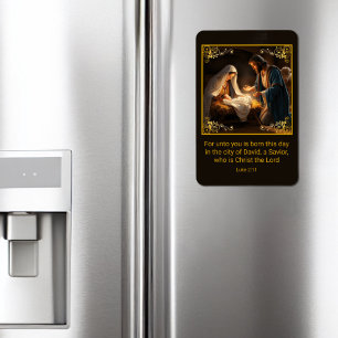 Kerst Geboorte Heilige Familie Religieus Magneet