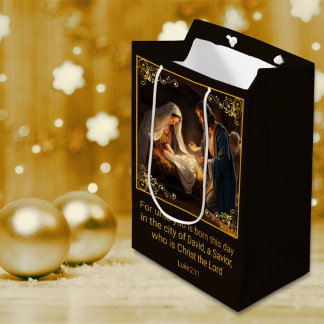 Kerst Geboorte Heilige Familie Religieus Medium Cadeauzakje