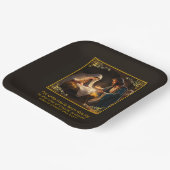 Kerst Geboorte Heilige Familie Religieus Papieren Bordje (Gebogen)