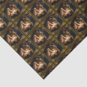 Kerst Geboorte Heilige Familie Religieus Tissuepapier (Detail)