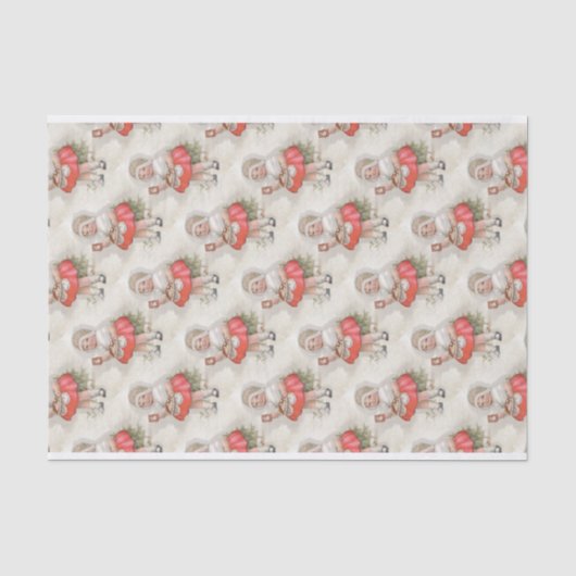 Kerst Geboren om Meisje te Bakken - Tissue Paper Tissuepapier (Voorkant)