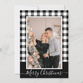 Kerst-geborsteld met kerstkaart