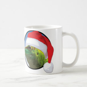 Kerst Gecko - Witte 11 oz Classic White Mok