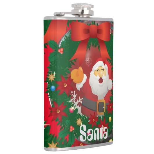 Kerst Geest Vakantie Leuk Feest Heupfles (Rechts)