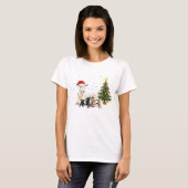 Kerst Geit T-shirt – Rustieke Natuur (Voorkant volledig)