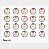 Kerst Geloof Ronde Sticker (Vel)