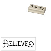 Kerst Geloof Rubber Art Stamp Rubberstempel (Gestempeld)