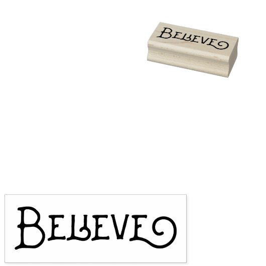 Kerst Geloof Rubber Art Stamp Rubberstempel (Gestempeld)