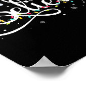 Kerst Geloof Santa Claus Grappige Familie Matchin Poster (Hoek)