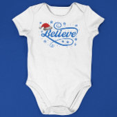 Kerst Geloof Sinterklaas - Santa Hat Wit Romper