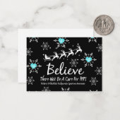 Kerst Geloof Thema Flat Note Kaart Notitiekaartje (Voorkant / Achterkant in situ)