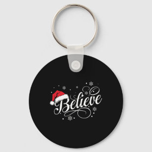 Kerst gelooft in Santa Clause Family Matching Sleutelhanger