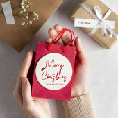 Kerst Gelukkig Nieuwjaar Sticker