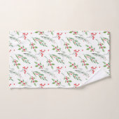 Kerst Gemengde Botanische Patroon Badhanddoek Set Bad Handdoek (Handdoek)