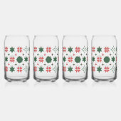 Kerst Geo Wrap Blikvorm Glas (Achterkant)