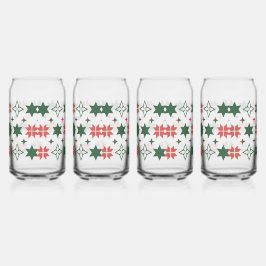 Kerst Geo Wrap Blikvorm Glas