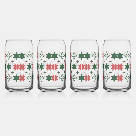 Kerst Geo Wrap Blikvorm Glas (Rechts)