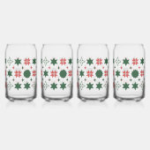 Kerst Geo Wrap Blikvorm Glas (Voorkant)