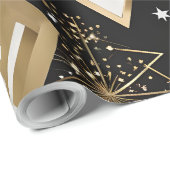 Kerst geometrische vormen inpakpapier (Rol Hoek)