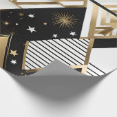 Kerst geometrische vormen inpakpapier (Hoek)