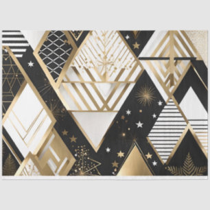Kerst geometrische vormen tissue papier