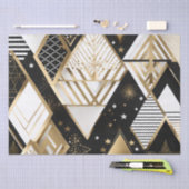 Kerst geometrische vormen tissue papier (Craft)