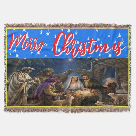 kerst, gepersonaliseerd, Gooi, Fleece & Sherpa Deken (Voorkant)