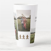 Kerst Gepersonaliseerde 3 foto koffie Mok (Voorkant)