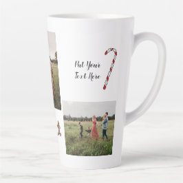 Kerst Gepersonaliseerde 3 foto koffie Mok