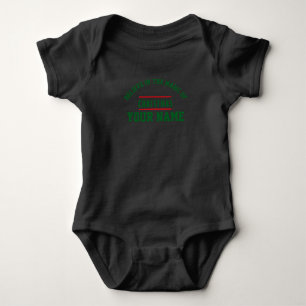 Kerst gepersonaliseerde Baby Jersey Bodysuit