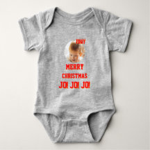 Kerst gepersonaliseerde Baby Jersey Bodysuit kleur
