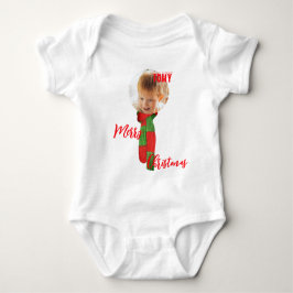 Kerst gepersonaliseerde Baby Jersey Bodysuit kleur