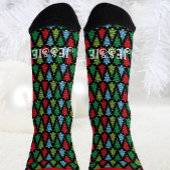 Kerst gepersonaliseerde naam novelty cadeau sokken