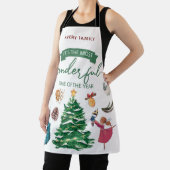 Kerst Gepersonaliseerde Schattigee Illustraties Schort (Insitu)