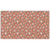 Kerst Geplakt Rood, Groen Met Witte Sneeuwvlokken Tafelkleed (Voorkant (Horizontaal))