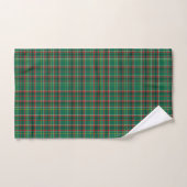 Kerst geruit groen patroon-23914 bad handdoek (Handdoek)