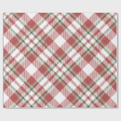 kerst geruit patroon cadeaupapier (Vlak)