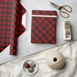 Kerst geruit patroon Red Buffalo Plaid Cadeaupapier