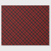 Kerst geruit patroon Red Buffalo Plaid Cadeaupapier (Vlak)