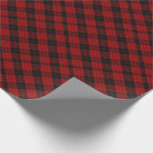 Kerst geruit patroon Red Buffalo Plaid Cadeaupapier (Hoek)