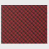 Kerst geruit patroon Red Buffalo Plaid Cadeaupapier (Vlak)