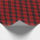 Kerst geruit patroon Red Buffalo Plaid Cadeaupapier (Hoek)