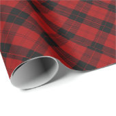 Kerst geruit patroon Red Buffalo Plaid Cadeaupapier (Rol Hoek)